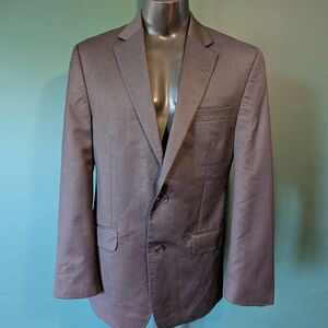 Men's Michael Kors 100% Wool Black Sports Jacket, Size 40R